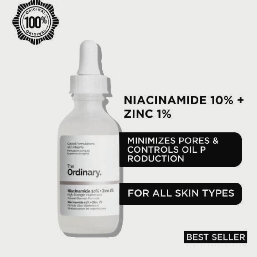 Get THE REAL ORDINARY Niacinamide 10% + Zinc 1% 30ml